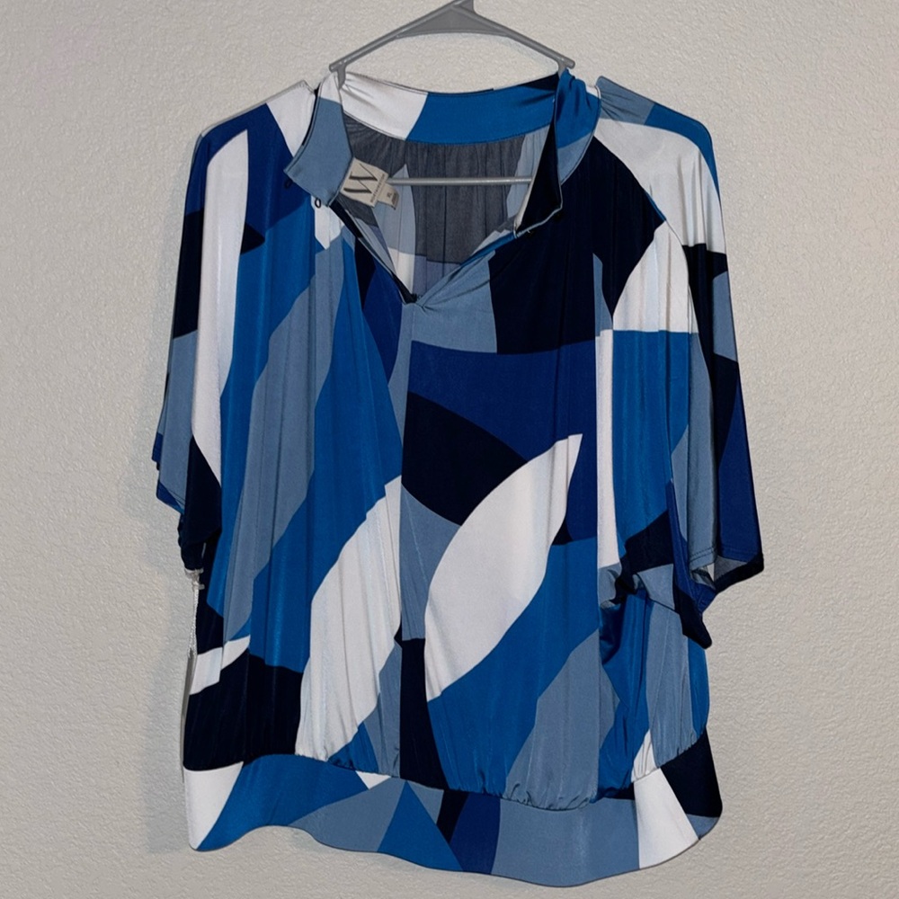 Blue dress shirt made by worthington